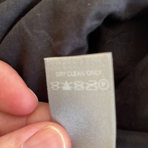 ✨cute  Black Eyelet lace dress fully lined / removable adjustable straps sz 16 - Picture 7 of 7